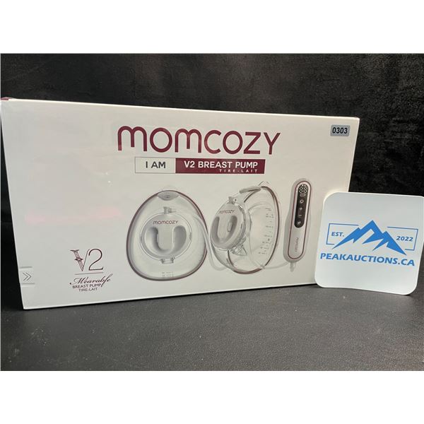 1 MomCozy V2 Wearable Electric Breast Pump - Ultra-Light & Hands-Free Design - NEW SEALED!
