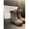 Image 1 : 1 Pair of HobiBear Women's Waterproof Winter Mid-Calf Lightweight Snow Boots - Size 41 EUR - New