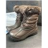 Image 2 : 1 Pair of HobiBear Women's Waterproof Winter Mid-Calf Lightweight Snow Boots - Size 39 EUR - New