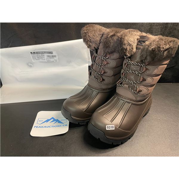 1 Pair of HobiBear Women's Waterproof Winter Mid-Calf Lightweight Snow Boots - Size 39 EUR - New