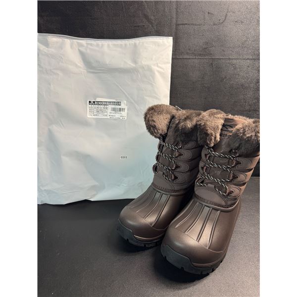 1 Pair of HobiBear Women's Waterproof Winter Mid-Calf Lightweight Snow Boots - Size 39 EUR - New