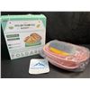 Image 2 : 1 Silicone Bread Proofing Basket Kit (Includes 9" Round Bread Pan & 10" Oval Pan & Tools) - New
