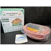 Image 2 : 1 Silicone Bread Proofing Basket Kit (Includes 9" Round Bread Pan & 10" Oval Pan & Tools) - New
