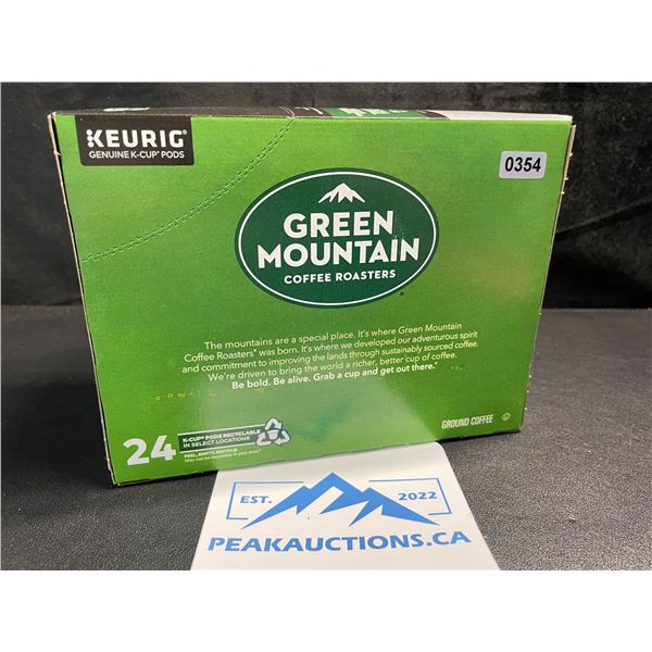 1 Box of Green Mountain Keurig K-Cup Coffee Pods - 24 Count - New (BB: 2025/JN/21)