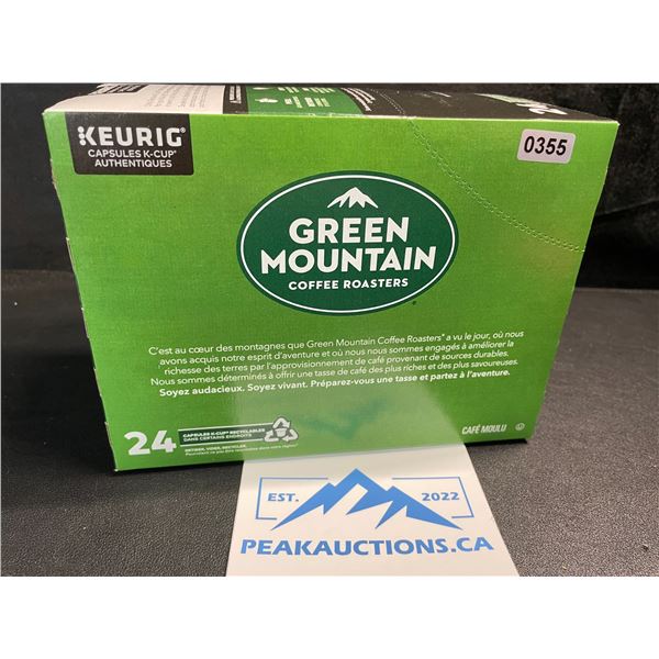 1 Box of Green Mountain Keurig K-Cup Coffee Pods - 24 Count - New (BB: 2025/JN/21)