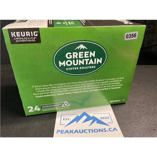 1 Box of Green Mountain Keurig K-Cup Coffee Pods - 24 Count - New (BB: 2025/JN/21)
