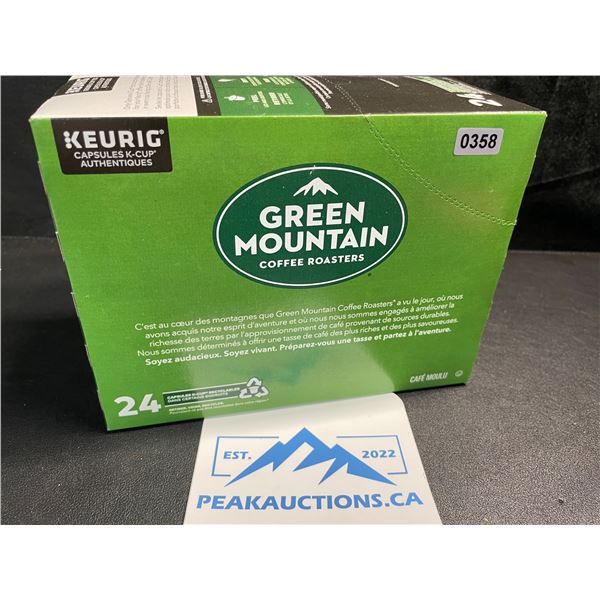 1 Box of Green Mountain Keurig K-Cup Coffee Pods - 24 Count - New (BB: 2025/JN/21)