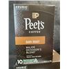Image 2 : 2 Boxes of Peets Coffee Keurig K-Cup Pods; Dark Roast Major Dickason's Blend - 10 Pods Per Box - New