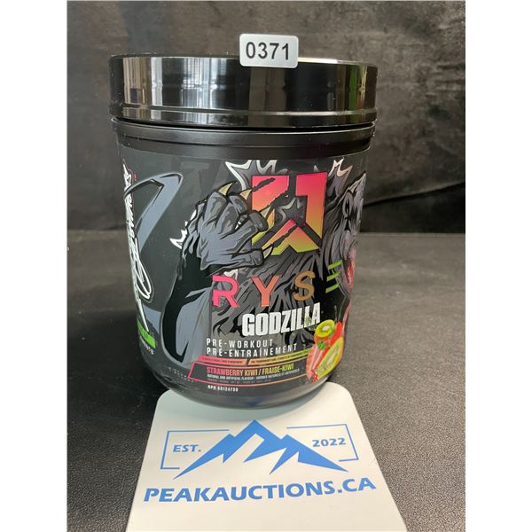 1 Tub of RYSE Godzilla Pre-Workout Powder - Strawberry Kiwi - 738G - New Sealed (BB: 04/2026)