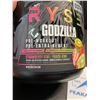 Image 2 : 1 Tub of RYSE Godzilla Pre-Workout Powder - Strawberry Kiwi - 738G - New Sealed (BB: 04/2026)