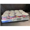 Image 1 : 1 Case of Purina Friskies Wet Cat Food - 24 Cans x 156g - Shredded Chicken/Salmon Dinner