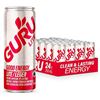 Image 1 : 1 Case of Guru Lite Organic Energy Drinks - Pack of 24 Cans x 250ml Each - New (BB: 2027 MA)