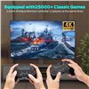 Image 4 : 1 Retro Game Console/4K HDMI Game Stick (Plug & Play) w/ 25,000+ Built-In Games & 9 Emulators - New