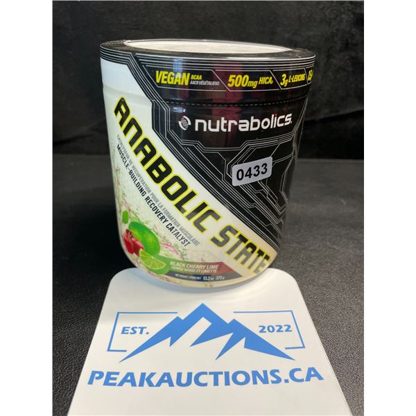 1 Nutrabolics Anabolic State Muscle-Building Recovery Catalyst - Black Cherry Lime - 375G - New