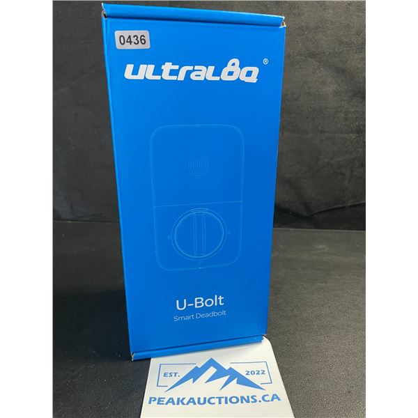 1 UltraLoq U-Bolt Smart Bluetooth Deadbolt Lock w/ App, Fingerprint, & Code Function - New Sealed!