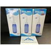 Image 1 : 3 Nasal Rinse/Nasal Irrigation Bottles for Clearing Sinuses - New