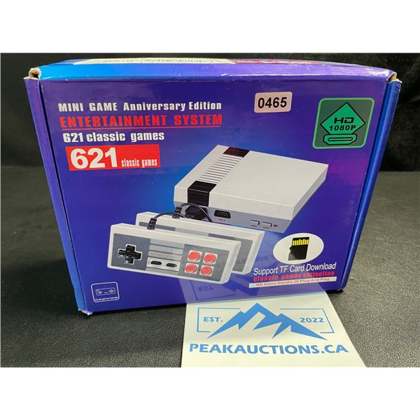 1 Mini-Game Anniversary Entertainment Gaming System - 621 Retro/Classic Games Built-In! - New