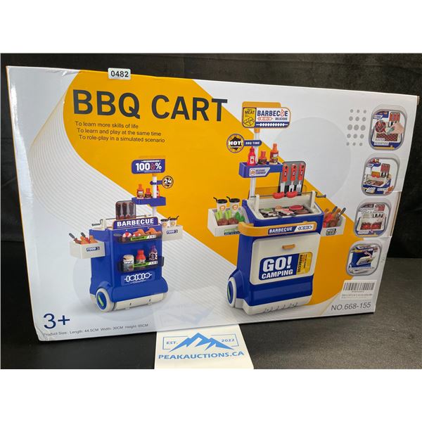 1 Barbeque Grill Toy Set for Kids - 61PC Play-Food & Grill Toy Set - New!