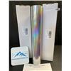 Image 2 : 2 Rolls of Holographic Permanent Adhesive Vinyl - 12" x 6FT Per Roll - For DIY Crafts/Decor - New