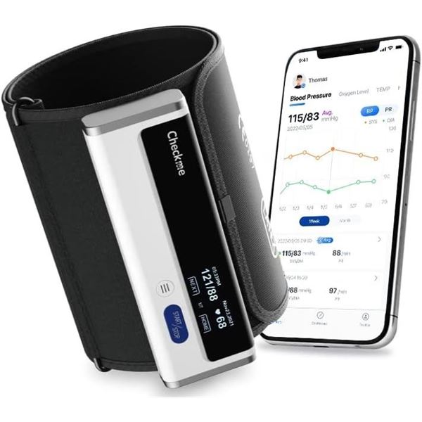 1 CheckMe BP2A Wireless Blood Pressure Monitor with Bluetooth Connectivity - Brand New Sealed!