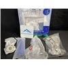 Image 3 : 1 Full Replacement Kit for ResMed Airfit F20; CPAP Mask, Headgear, Frame, Elbow & Clips - Size M