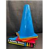 Image 2 : 8 Activity Cones by Melissa & Doug - 4 Colours - New