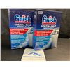 Image 1 : 2 Boxes of Finish Special Dishwasher Salt; Protect Against Limescale and Water Stains - 1.2KG - New
