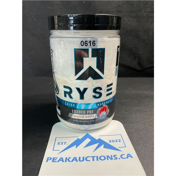 1 RYSE High Stim Loaded Pre-Workout Powder - Freedom Rocks Flavor - 420g
