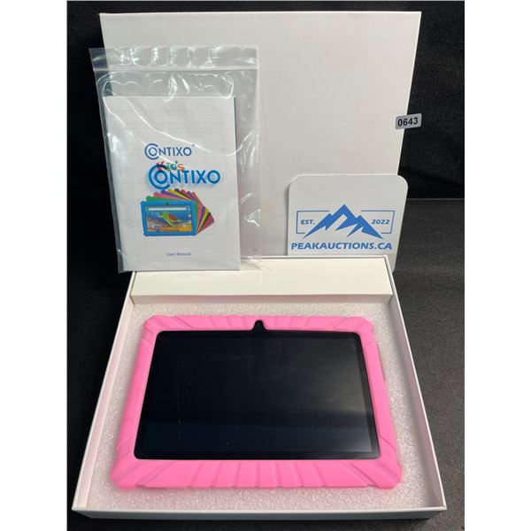 1 Contixo V8 Kids 7-Inch Touch Screen Tablet - STEM Leaning, 32GB Wifi w/ Parental Controls - New