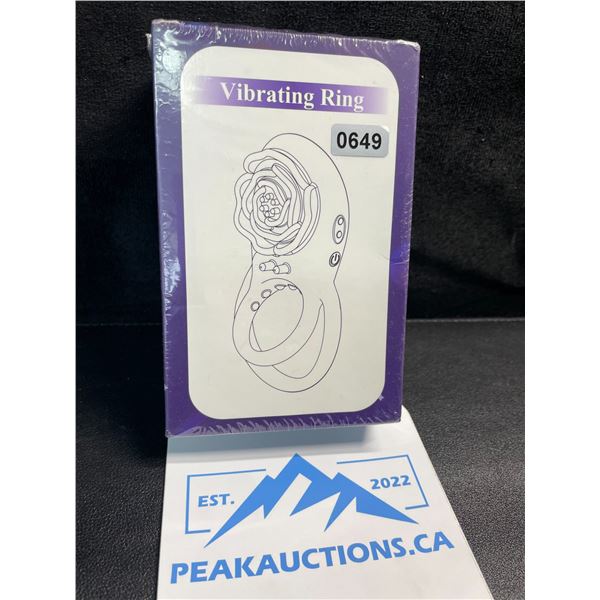 1 Vibrating Massage Ring/Sex Toy for Men - New Sealed