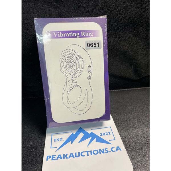 1 Vibrating Massage Ring/Sex Toy for Men - New Sealed