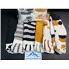 Image 3 : 2 Packs of Fuzzy Soft Cat Claw Design Slipper Socks for Women - 6 Pairs Each/12 Pairs Total - New