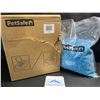 Image 1 : 3 Bags of PetSafe Crystal Cat Litter - 2 Bags of Lavender (In Box) & 1 Blue Bag of Litter - New