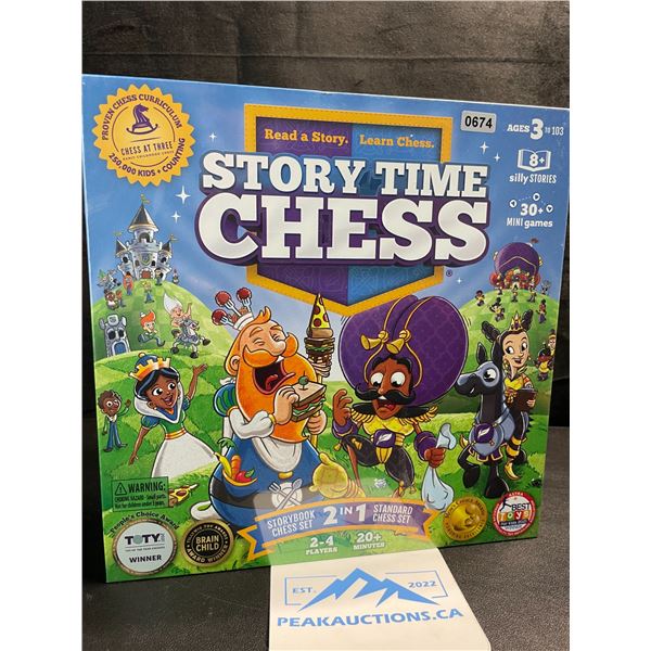 1 Story Time Chess: The Game - 2021 Toy of The Year Award Winner! - Beginner Chess Set for Kids; New