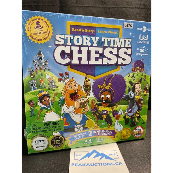 1 Story Time Chess: The Game - 2021 Toy of The Year Award Winner! - Beginner Chess Set for Kids; New