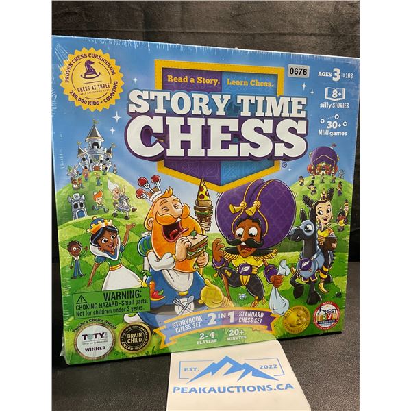 1 Story Time Chess: The Game - 2021 Toy of The Year Award Winner! - Beginner Chess Set for Kids; New