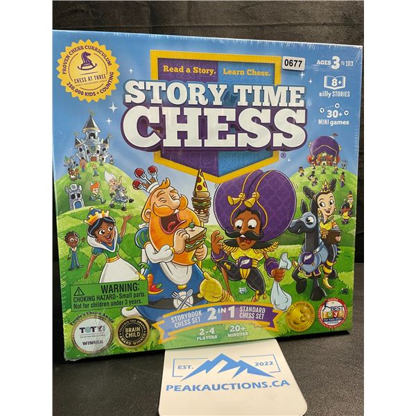 1 Story Time Chess: The Game - 2021 Toy of The Year Award Winner! - Beginner Chess Set for Kids; New