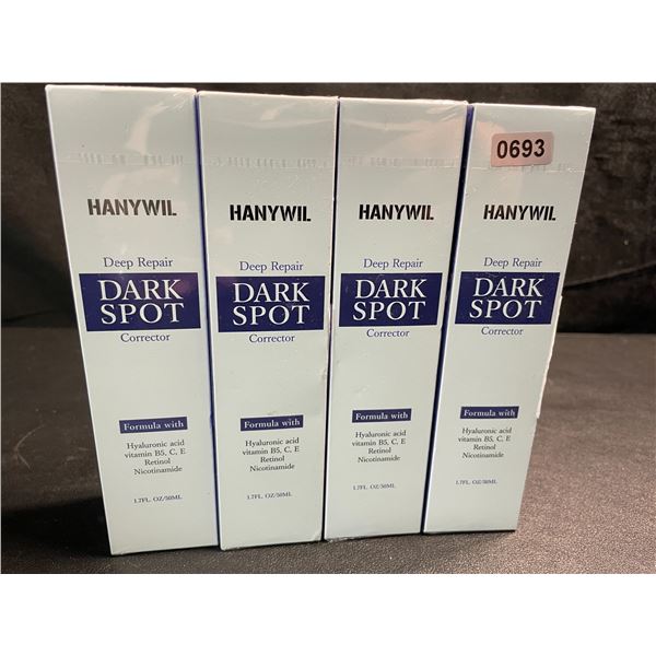 4 Hanywil Deep Repair Dark Spot Skin Care Corrector For Face and Body - 50ml - New Sealed