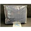 Image 2 : 1 Stylish Prints 4PC Bed Sheet Set - Full Size - Dark Blue - New