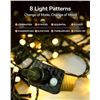 Image 5 : 1 Box of LED Bubble String Lights - 110FT Length - 8 Lighting Modes - New!