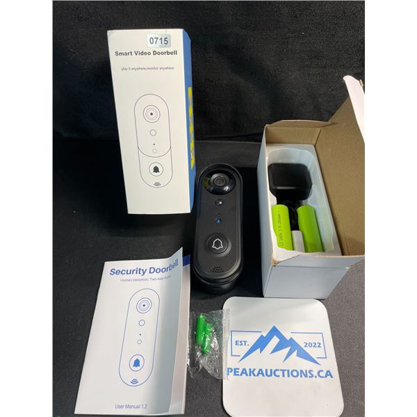 1 Smart Video Doorbell Kit - New