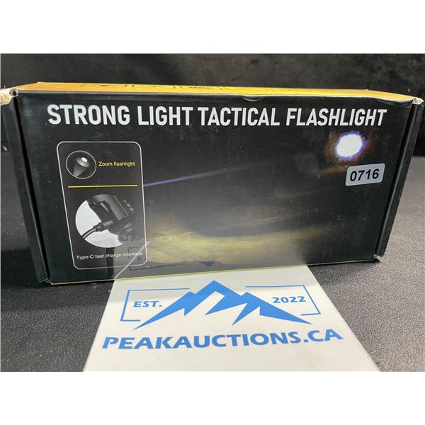 1 Strong Light Tactical Flashlight Set - New in Box