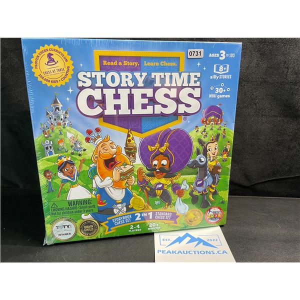 1 Story Time Chess: The Game - 2021 Toy of The Year Award Winner! - Beginner Chess Set for Kids; New