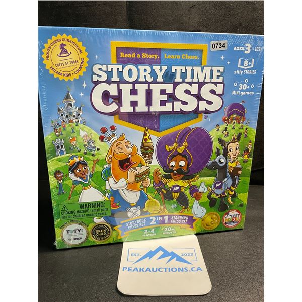 1 Story Time Chess: The Game - 2021 Toy of The Year Award Winner! - Beginner Chess Set for Kids; New