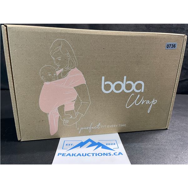 1 Boba Baby Wrap Carrier - Hands-Free Stretchy Baby Wrap Carrier for Newborns - Toddler - New