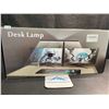 Image 2 : 1 LED Desk Lamp for Home Office - 24W Bright Double-Head Desk Light; 25 Modes - 31inch - New