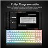 Image 8 : 1 Womier K87 Pro TKL Keyboard - RGB Backlit Gaming Hot Swappable Keyboard - Brand New