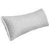 Image 1 : 1 DCSTA Hypoallergenic Body Pillow for Adults - Long/Full Body Pillow - Grey Quilted - 21" x 54" New