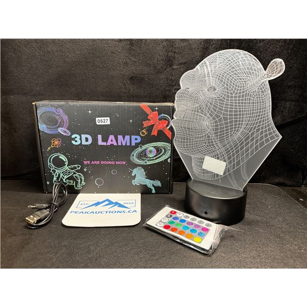 Shrek 3D RGB Display Lamp - New