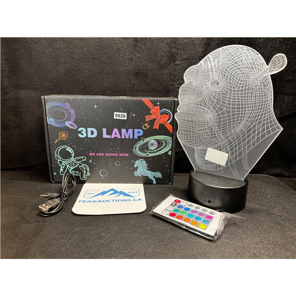 Shrek 3D RGB Display Lamp - New